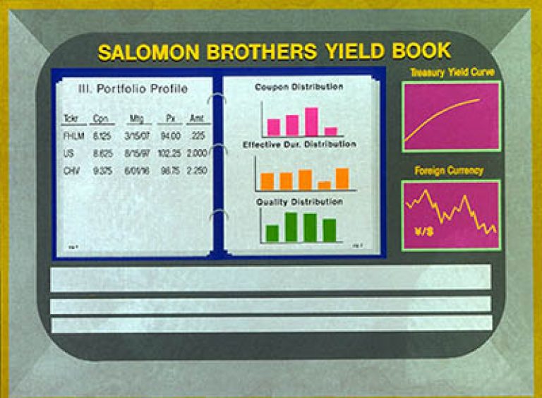 Yield Book in 1989 early illustration of proposed Yield Book platform